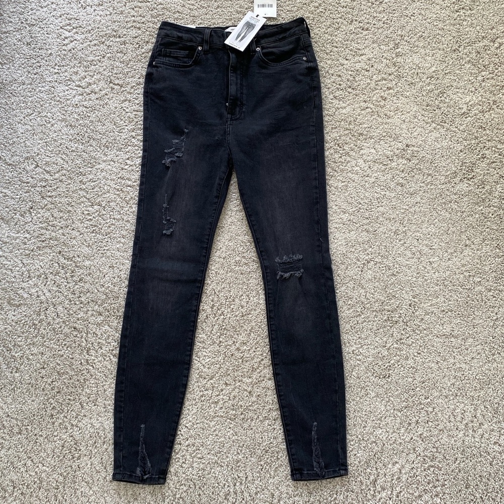 Black ripped Forever 21 jeans